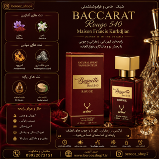 عطر باکارات رژ قرمز 32 میل آنتلر